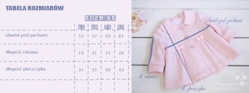 płaszczyk ecru roz 80 AJA