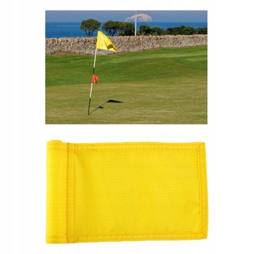 6 шт. сплошной флаг для гольфа, длина 9,65 дюйма, длина 5,9 дюйма