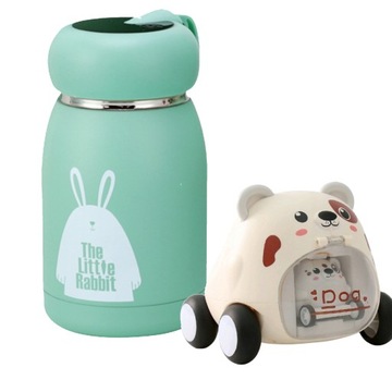 ДЕТСКАЯ КРУЖКА С ТЕРМАЛЬНОЙ ВОДОЙ С ДИСПЛЕЕМ + ДЕТСКАЯ МАШИНКА