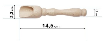 Spice Dustcoon Scoop Scoop Wood