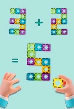 Набор магнитных блоков, шариков, магнита, шариковой дорожки, 3D конструкция шариковой дорожки.