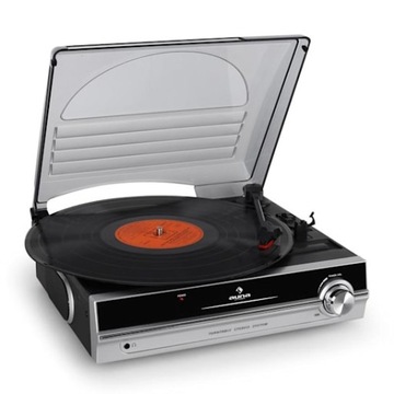 Gramofon Auna TBA-928 srebrny