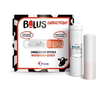 Bolus Energetyczny Plus 4 x 135 g na ketozę u krów