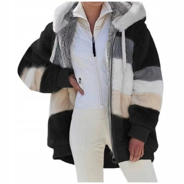 Bluza damska rozpinane, z kapturem CIEPŁA ROZPINANA DAMSKA BLUZA rozmiar