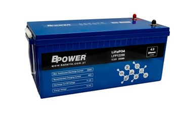 AKUMULATOR BPOWER LIFEPO4 200AH 12,8V +BLUETOOTH