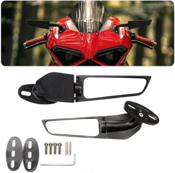 1 пара зеркал заднего вида для мотоциклов Ninja 300 400 650 ZX6R CBR1000RR