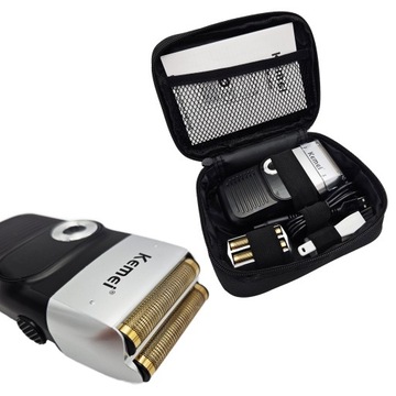 МУЖСКАЯ БЕСПРОВОДНАЯ ЭЛЕКТРИЧЕСКАЯ БРИТВА KM-2026