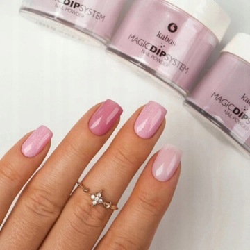 KABOS ZESTAW MANICURE TYTANOWY MAGIC DIP SYSTEM - LOVELY SET