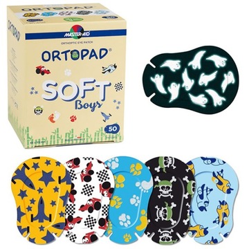 ORTOPAD Soft Boy Plastry na oko, zeza MEDIUM x 50