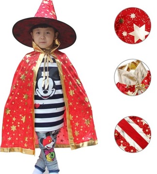 STRÓJ CZARODZIEJ CZARODZIEJKA 2W1 HALLOWEEN