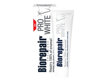 BIOREPAIR PRO WHITE NAPRAWIA SZKLIWO WYBIELA PASTA DO ZĘBÓW 75ml