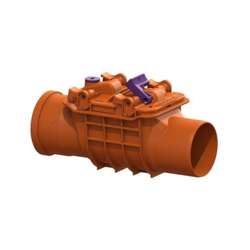 KESSEL zawór zwrotny dwu-klapowy 73100 STAUFIX DN 100 (DA 110 mm)