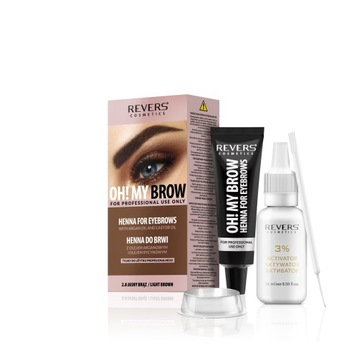 REVERS Cosmetics HENNA DO BRWI OH! My Brow Profesjonalna 3.0 Jasny brąz
