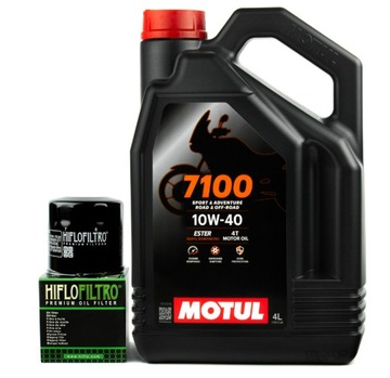 Zestaw Olej Silnikowy Motul 7100 10W40 + Filtr HF138