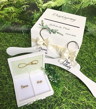 Набор конвертов-коробок для обручальных колец U7/U8 графики