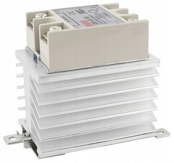 АЛЮМИНИЕВЫЙ РАДИАТОР ДЛЯ 1-ФАЗНОГО ТВЕРДОТЕЛЬНОГО РЕЛЕ ДО 40А