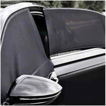 Солнцезащитный козырек с москитной сеткой для окна двери автомобиля, 2 шт.