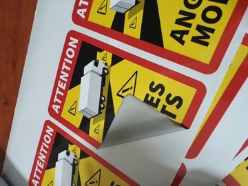 Наклейка Angles Morts BUS France 100 шт.