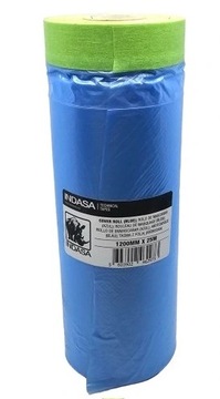 INDASA FOLIA MASKUJĄCA Z TAŚMĄ 1200MM X 25M