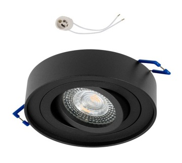 Oprawa podtynkowa MINI TUBA do LED GU10 czarna