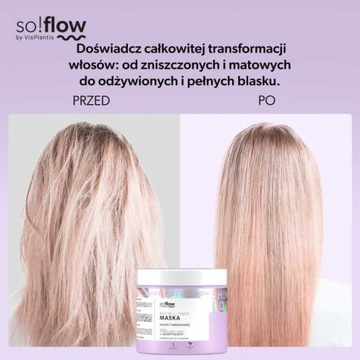 So!flow Восстанавливающая маска для окрашенных волос Слива-Ежевика 400 мл