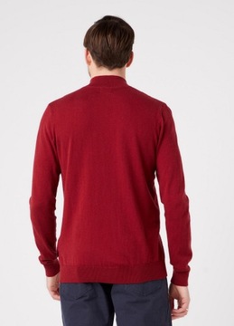 Sweter Wrangler SEASONAL KNIT W8D12PXRO Red L