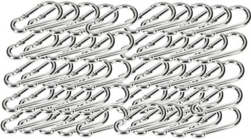 KARABIŃCZYK STRAŻACKI 40 KARABINEK HAK LIN 50 SZT