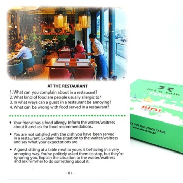 Карточка для беседы Давай поговорим - TRAVEL Eiru