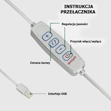 USB-ЛАМПА ДЛЯ ЧЕРТЕЖА/ШКОЛЬНАЯ LED 10ВТ + АДАПТЕР 2А - БЕЛАЯ