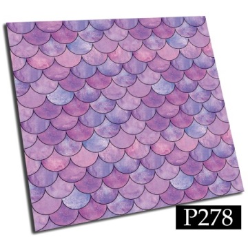 Kafelki PCV samoprzylepne 25cm Łuski Rybie Ryby