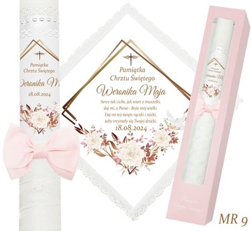 БЕЛАЯ ОДЕЖДА И КРЕЩЕСТВЕННАЯ СВЕЧА КРЕЩЕННОЕ ИМЯ