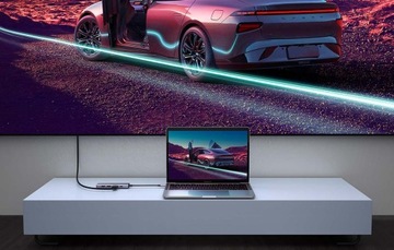 UGREEN ROZDZIELACZ ADAPTER HUB USB-C 5W1 2XUSB 3.0 100W HDMI 4K TF/SD 5GBPS