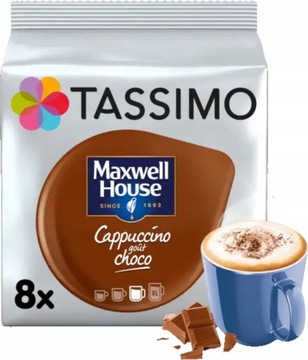 Tassimo Maxwell House Cappuccino Choco капсулы 8 шт.