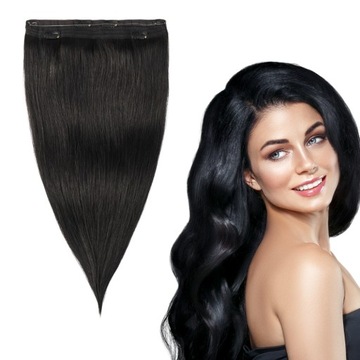 WŁOSY NA ŻYŁCE FLIP IN 100% NATURALNE 53 CM 85 g #27 miodowy blond dopinka