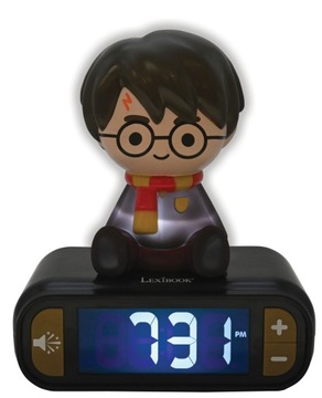 Budzik z lampką nocną Harry Potter i dźwiękami