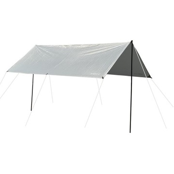 PŁACHTA BIWAKOWA WIATA KEMPINGOWA TARP TURYSTYCZNY NAMIOT ZADASZENIE 4x3m