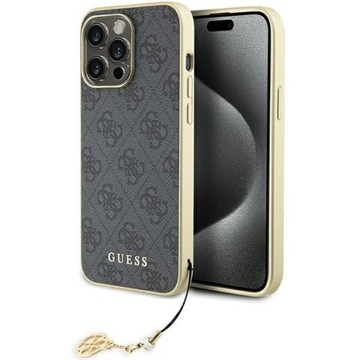 Guess 4G Charms etui obudowa +Charms pokrowiec case do iPhone 15 Pro Max