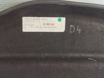 CITROEN DS4 POLIČKA ZADNÍ KUFRU