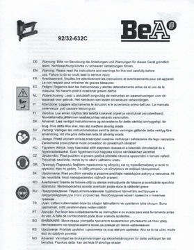 Степлер столярный пневматический BeA 92/32-632C