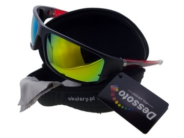 Sportowe okulary przeciwsłoneczne polaryzacyjne
