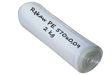 RĘKAW TUNEL FOLIOWY PE 570x0,09 57cm / 2 kg