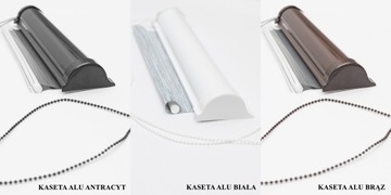 Рулонная штора ALU CASSETTE день и ночь, НА ЗАКАЗ 38x150