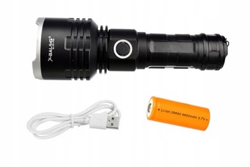 МОЩНЫЙ СВЕТОДИОДНЫЙ ТАКТИЧЕСКИЙ ФОНАРЬ XHP90 ZOOM USB BALONG