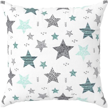 POSZEWKA NA PODUSZKĘ 45x45 BAWEŁNA 100% BAWEŁNIANA NA ZAMEK