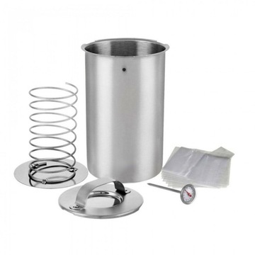 Ветчинница, кастрюля для приготовления ветчины, 1,5л, термометр