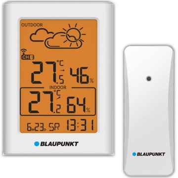 Stacja pogodowa BLAUPUNKT WS-15WH Higrometr Alarm