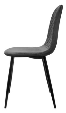 KRZESŁO WELUROWE NOWOCZESNE TAPICEROWANE PIKOWANE ELEGANCKIE TRWAŁE