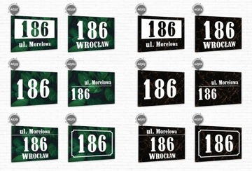 Адресная пластина алюминиевая дома.