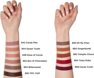 ВОДОНЕПРОНИЦАЕМАЯ МАТОВАЯ ПОМАДА ДЛЯ ГУБ С НОТКОЙ ШОКОЛАДА LOREAL HOCOLATS OUTLET