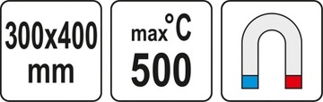 СИЛИКОНОВЫЙ КОВрик 40Х30СМ ДЛЯ ПАЙКИ, УСТОЙЧИВЫЙ ДО 500°C